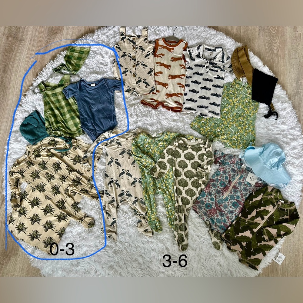 Kate Quinn 18 piece bundle - Gender Neutral/Boy- 0-3 - 3-6 months